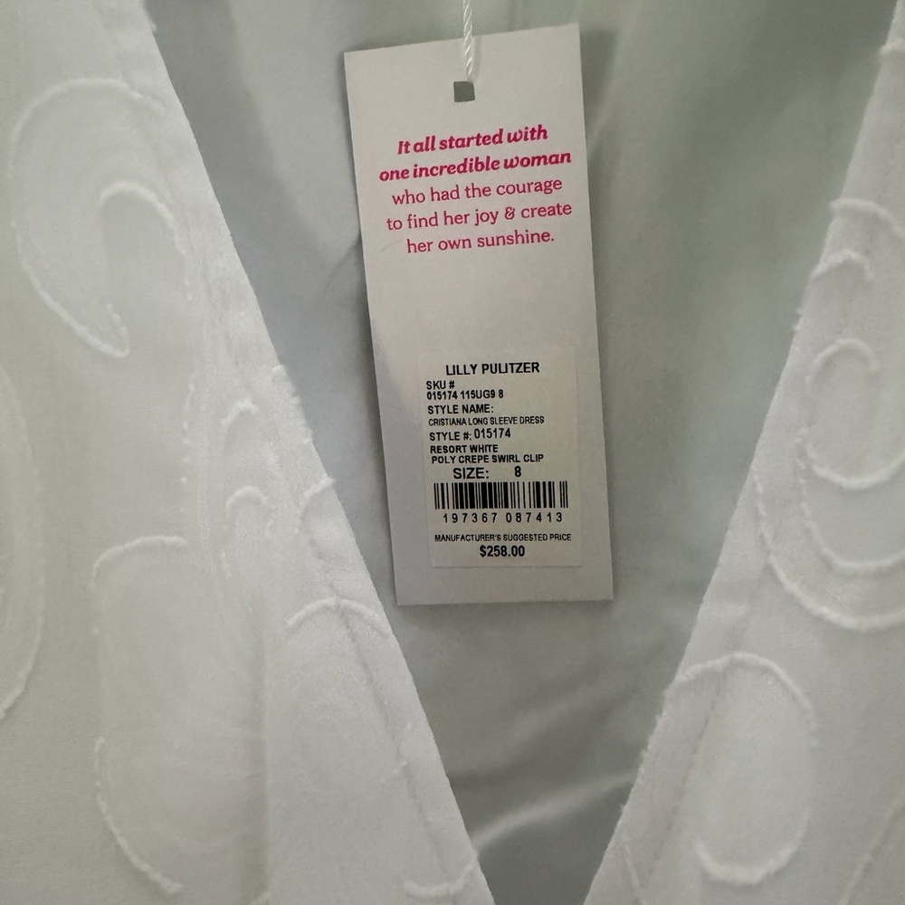 Lilly Pulitzer White Textured Dress - Picture 4 of 4